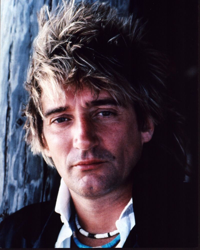 Rod Stewart Closeup in Wind Photo Print - 8x10
