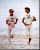 David Soul and Paul Michael Glaser running on beach photo print from Starsky and Hutch.