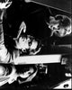 Black and white photo print of Dean Cain and Teri Hatcher in Lois & Clark: The New Adventures of Superman.