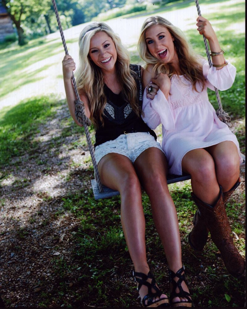 Maddie & Tae On Swing Photo Print - Perfect for Home or Office