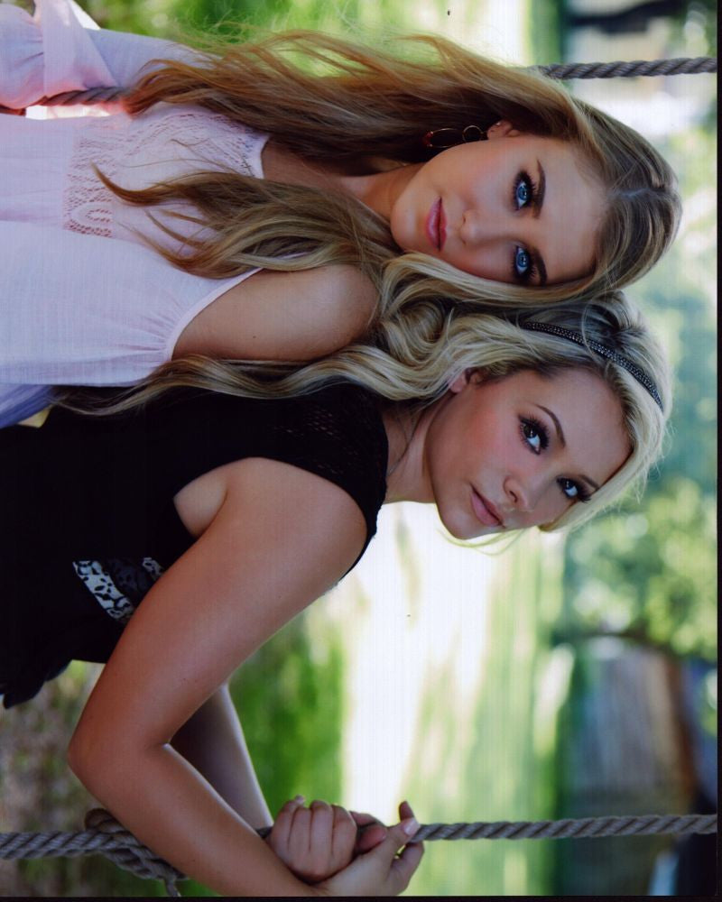 Maddie & Tae Back to Back on Swing Photo Print