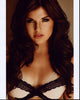 Rachele Brooke Smith black and white photo print in lace bra