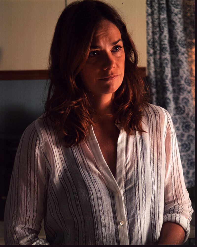 Ruth Wilson photo print from The Affair in a white top.