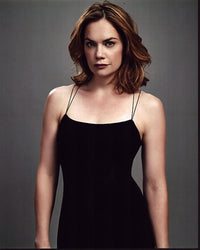 Ruth Wilson elegant black dress photo print.