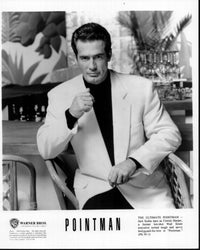 Jack Scalia black and white photo print posed for Pointman