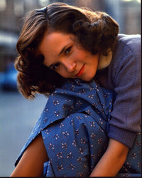 Lea Thompson in Blue Dress from Back to the Future Photo Print