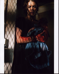 Lauren Cohan holding baby in The Walking Dead Photo Print