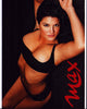 Gina Carano Laying on Ground Photo Print in Black Bra & Shorts
