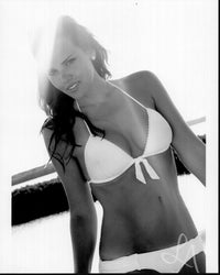 Jordana Depaula Black and White Bikini Photo Print