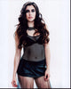 Lauren Jauregui Stunning Photo Print in Black Mesh Outfit