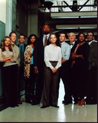 Boston Public Cast in Hallway Photo Print, vibrant colors, premium quality.