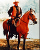 Lorne Greene on horse in Bonanza photo print, classic TV memorabilia.