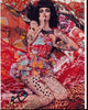 Meghan Collison photo print featuring colorful dress and tattoos.