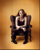 Skyler Samuels in animal print chair photo print
