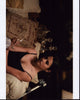 Melia Kreiling sitting on couch with glass - photo print