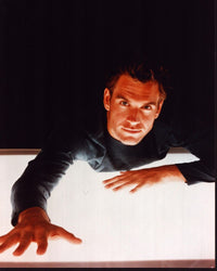 Michael Weatherly photo print on light table, perfect for fans
