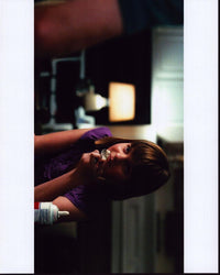 Kerris Dorsey Eating Whipped Cream from Moneyball - Photo Print