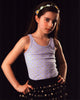Sterling Jerins Photo Print in Purple Tank Top with Hands on Hips