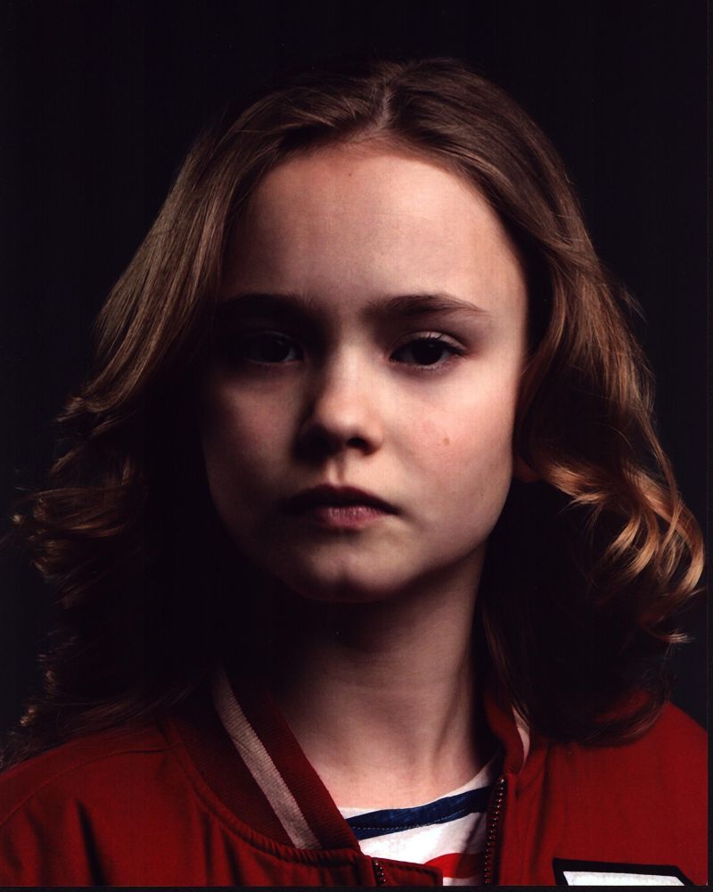 Johnny Sequoyah headshot photo print in red jacket