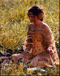 Natalie Portman Sitting in Grass - Star Wars: Episode II Photo Print
