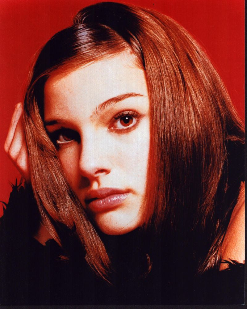 Natalie Portman Headshot Photo Print - Head On Hand