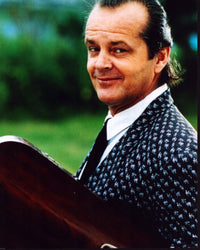 Jack Nicholson in black and white jacket photo print from The Witches of Eastwick