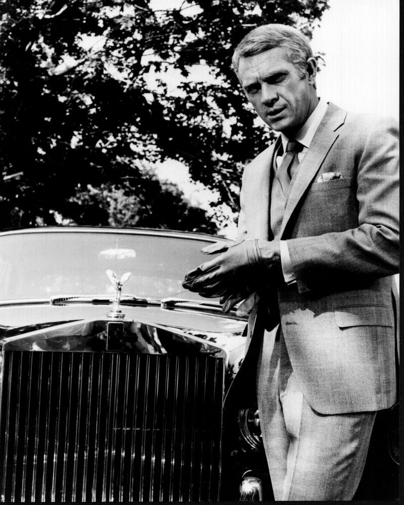 Steve McQueen Black and White Photo Print - The Thomas Crown Affair