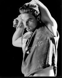 Matthew McConaughey Stretching Black and White Photo Print