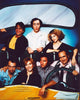Cast of Taxi Photo Print featuring iconic movie moments.