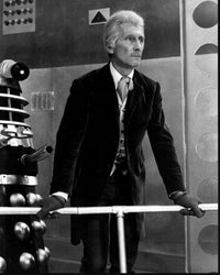 Peter Cushing Daleks' Invasion Earth 2150 A.D. black and white photo print