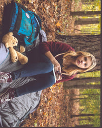 Chloë Grace Moretz sitting in a forest from The 5th Wave photo print