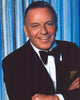 Frank Sinatra in tuxedo with blue background photo print.