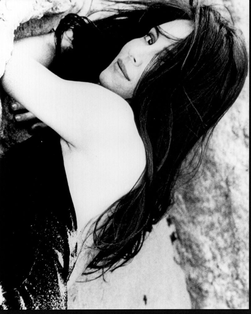 Madeleine Stowe Laying Black And White Photo Print