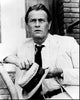 Darren McGavin Holding Hat in Kolchak: The Night Stalker Black and White Photo Print
