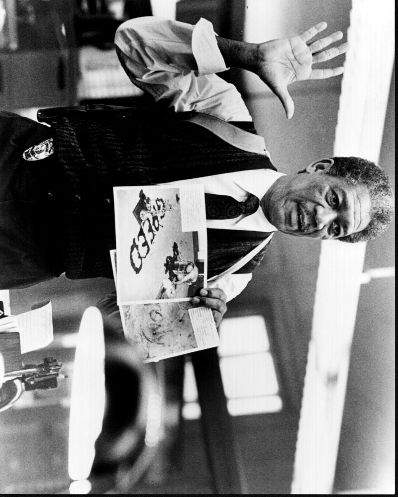 Morgan Freeman in Se7En Black and White Photo Print