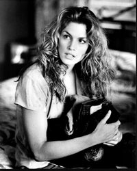 Cindy Crawford Fair Game black and white photo print