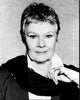 Judi Dench Black and White Photo Print with Scarf
