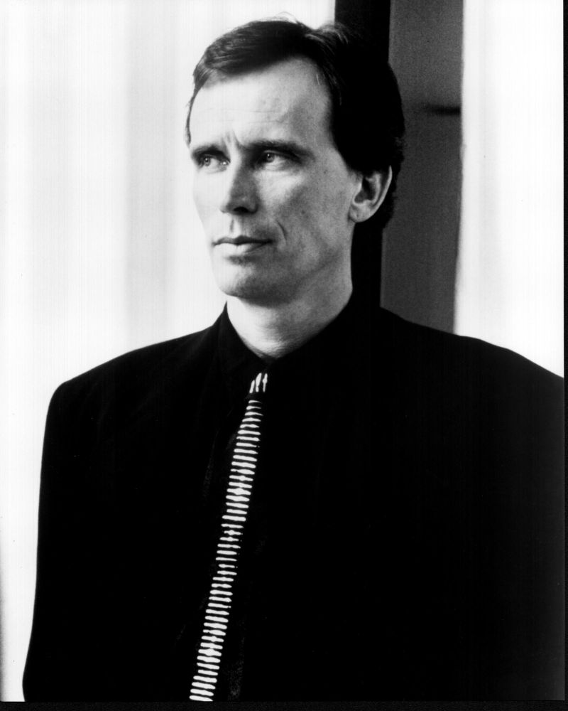 Black and white photo print of Peter Weller in The New Age.