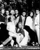 Black and white photo print of Beverly Hills 90210 group cast.