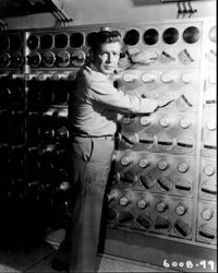 Richard Basehart black and white photo print from Voyage to the Bottom of the Sea