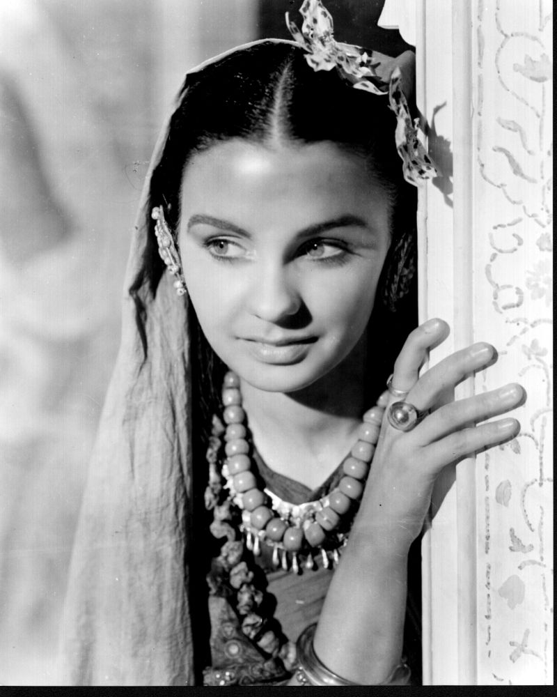 Jean Simmons Black Narcissus Black and White Photo Print