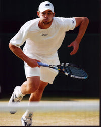Andy Roddick playing tennis action photo print