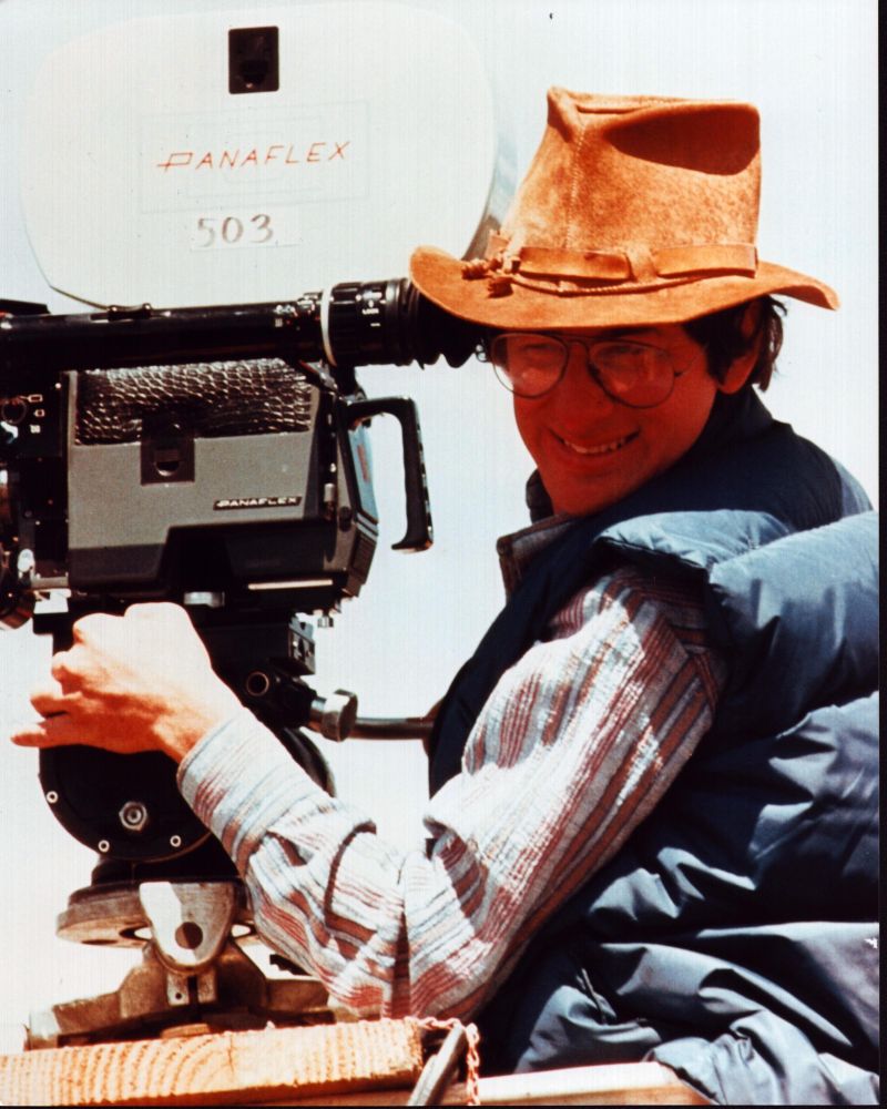 Steven Spielberg on set of Close Encounters of the Third Kind photo print