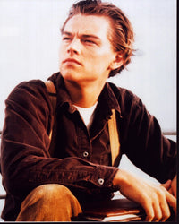Leonardo DiCaprio Titanic Photo Print in Brown Shirt & Suspenders