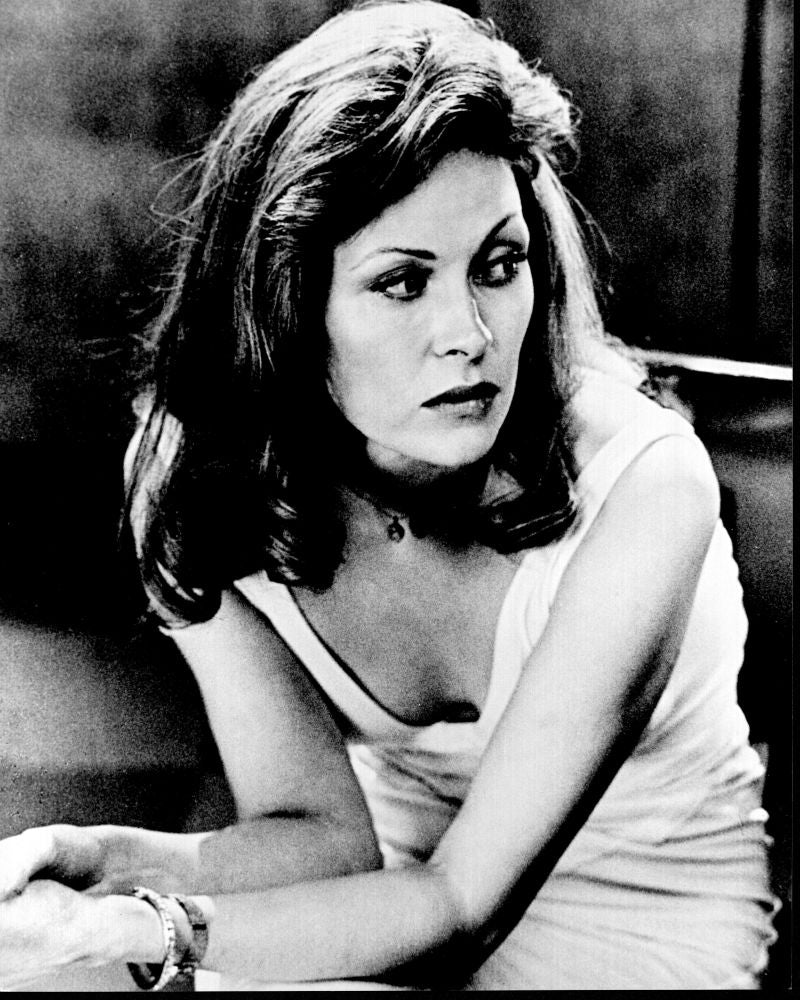 Faye Dunaway black and white photo print from Network film.