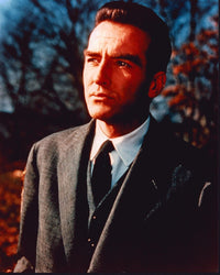 Montgomery Clift wearing a gray suit in Wild River photo print.
