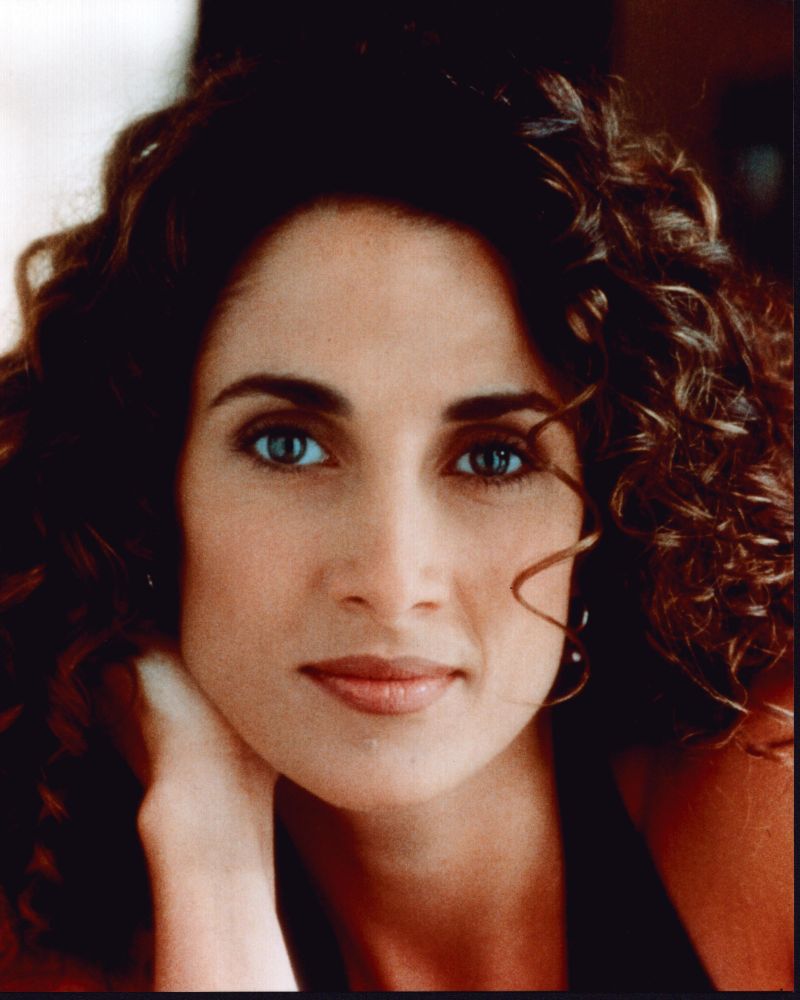 Melina Kanakaredes close-up photo print showcasing elegance and beauty.