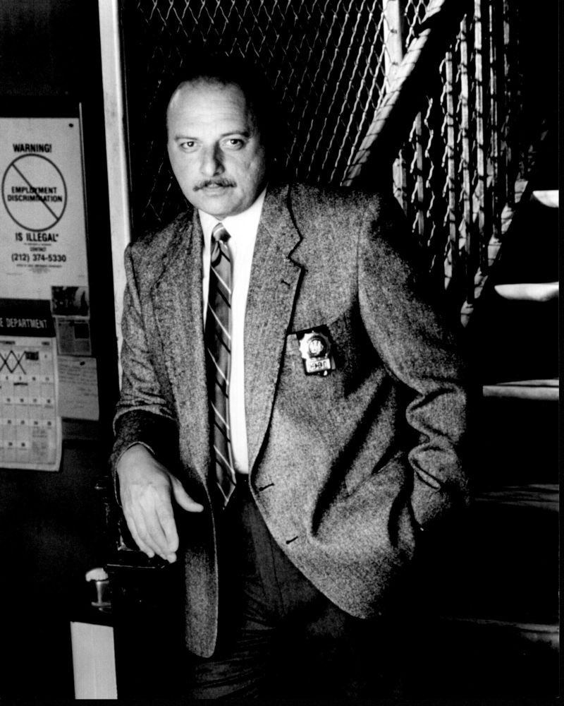 Dennis Franz Black and White Photo Print from NYPD Blue