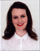 Sophie Mcshera headshot photo print in white top