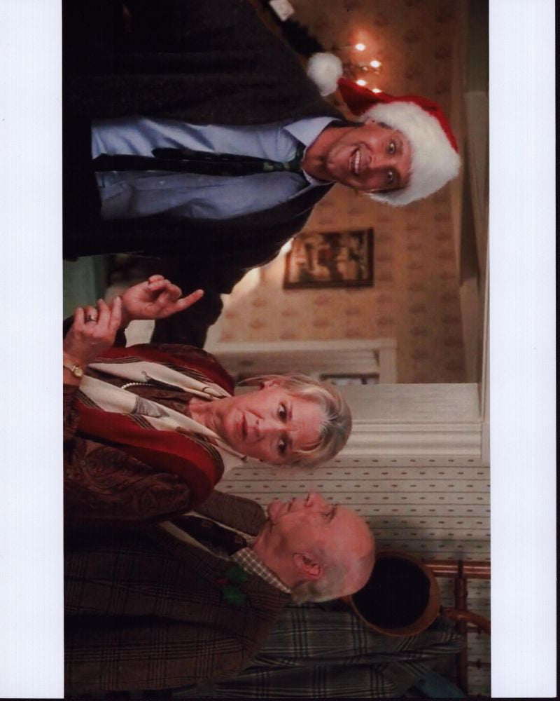 Chevy Chase, Diane Ladd, and John Randolph in National Lampoon's Christmas Vacation Photo Print